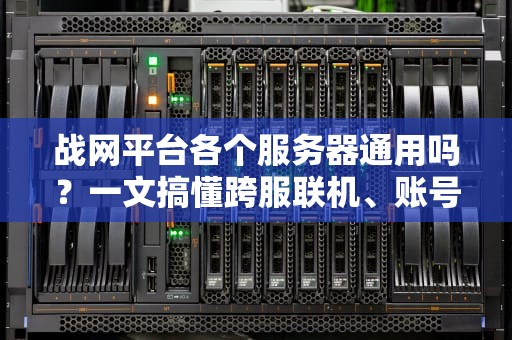 战网平台各个服务器通用吗？一文搞懂跨服联机、账号数据那些事儿！