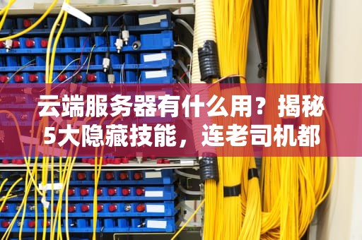 云端服务器有什么用？揭秘5大隐藏技能，连老司机都直呼内行！