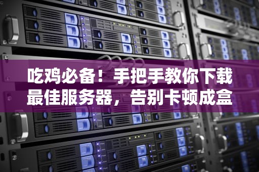 吃鸡必备！手把手教你下载最佳服务器，告别卡顿成盒王！