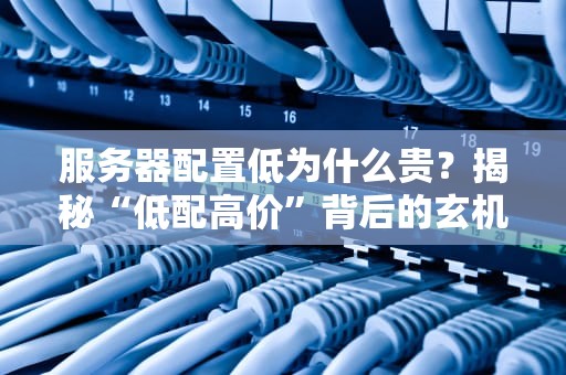 服务器配置低为什么贵？揭秘“低配高价”背后的玄机！