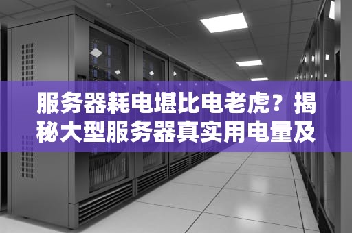 服务器耗电堪比电老虎？揭秘大型服务器真实用电量及省电妙招！