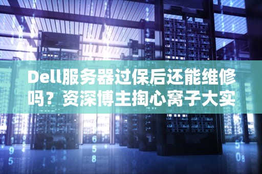 Dell服务器过保后还能维修吗？资深博主掏心窝子大实话！