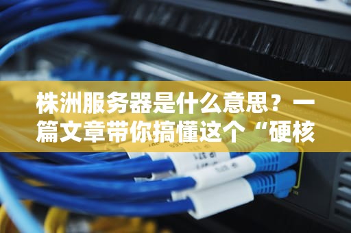 株洲服务器是什么意思？一篇文章带你搞懂这个“硬核”科技！