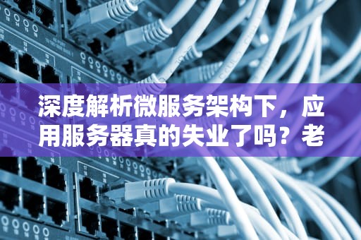 深度解析微服务架构下，应用服务器真的失业了吗？老司机带你一探究竟！