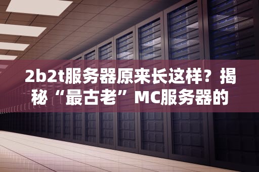 2b2t服务器原来长这样？揭秘“最古老”MC服务器的疯狂进化史！