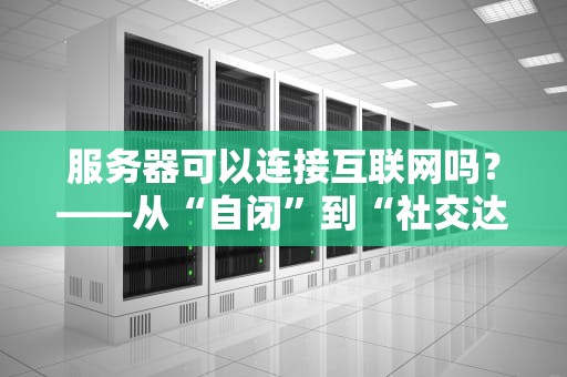 服务器可以连接互联网吗？——从“自闭”到“社交达人”的科技进化论