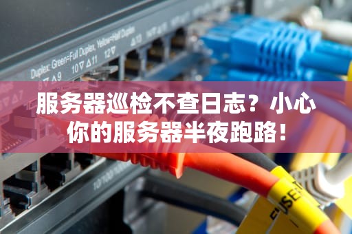 服务器巡检不查日志？小心你的服务器半夜跑路！