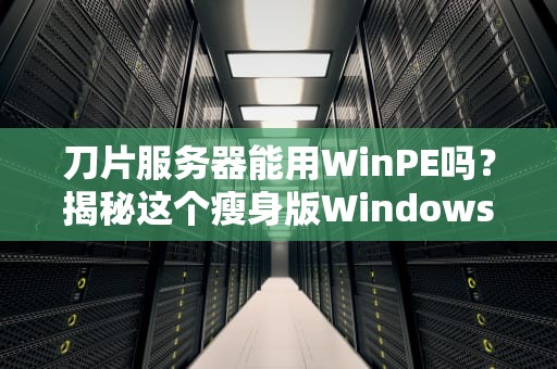 刀片服务器能用WinPE吗？揭秘这个瘦身版Windows的奇妙用法！