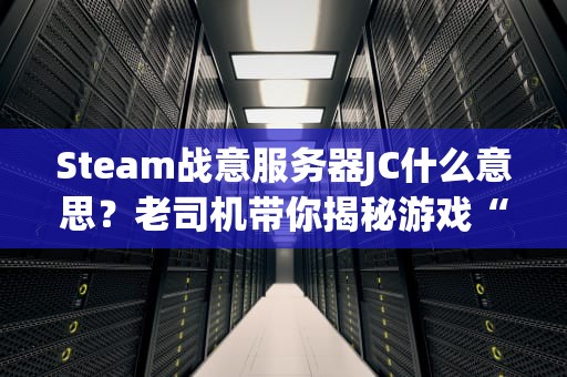 Steam战意服务器JC什么意思？老司机带你揭秘游戏“堵车”真相！