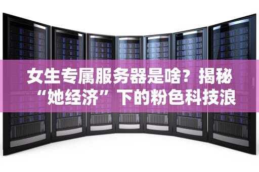 女生专属服务器是啥？揭秘“她经济”下的粉色科技浪潮！