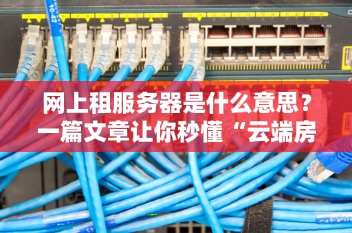 网上租服务器是什么意思？一篇文章让你秒懂“云端房东”的生意经！