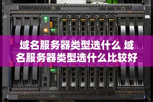 域名服务器类型选什么 域名服务器类型选什么比较好