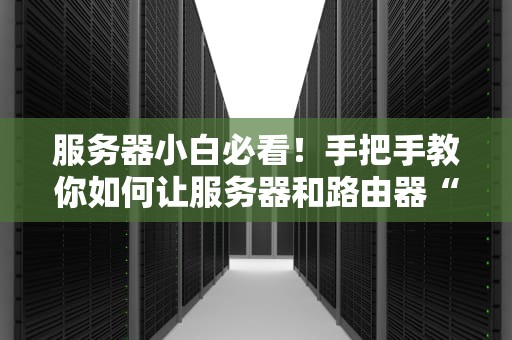 服务器小白必看！手把手教你如何让服务器和路由器“甜蜜牵手”