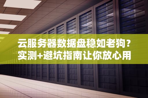 云服务器数据盘稳如老狗？实测+避坑指南让你放心用！