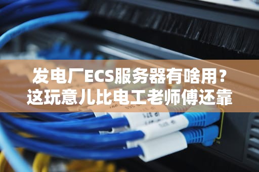发电厂ECS服务器有啥用？这玩意儿比电工老师傅还靠谱！