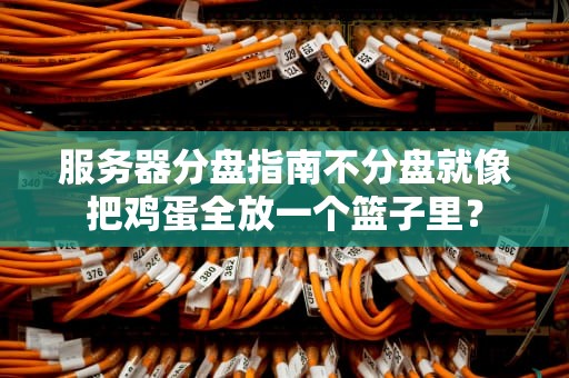 服务器分盘指南不分盘就像把鸡蛋全放一个篮子里？