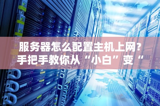 服务器怎么配置主机上网？手把手教你从“小白”变“网管大佬”！
