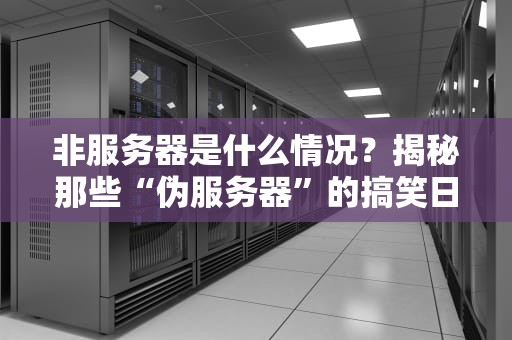 非服务器是什么情况？揭秘那些“伪服务器”的搞笑日常
