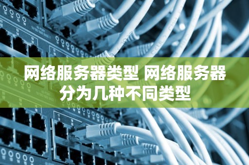 网络服务器类型 网络服务器分为几种不同类型