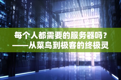 每个人都需要的服务器吗？——从菜鸟到极客的终极灵魂拷问