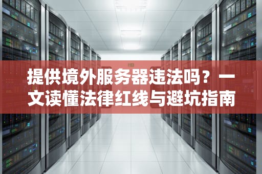 提供境外服务器违法吗？一文读懂法律红线与避坑指南！