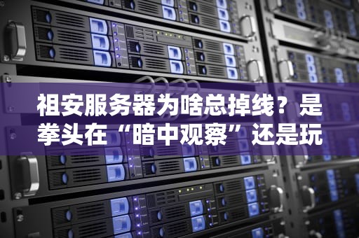 祖安服务器为啥总掉线？是拳头在“暗中观察”还是玩家太暴躁？