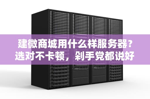 建微商城用什么样服务器？选对不卡顿，剁手党都说好！
