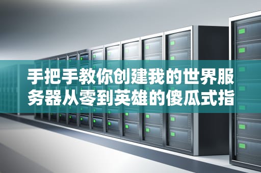 手把手教你创建我的世界服务器从零到英雄的傻瓜式指南