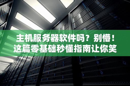 主机服务器软件吗？别懵！这篇零基础秒懂指南让你笑出腹肌