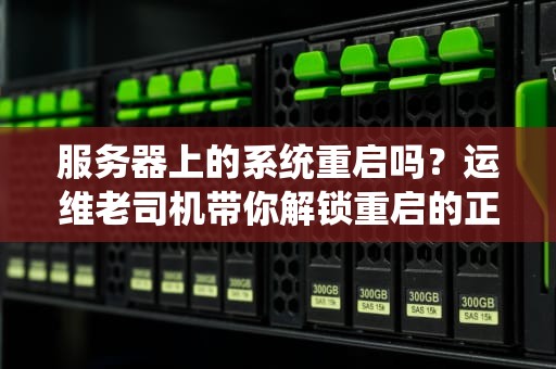 服务器上的系统重启吗？运维老司机带你解锁重启的正确姿势！