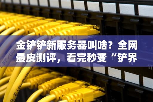 金铲铲新服务器叫啥？全网最皮测评，看完秒变“铲界懂王”！
