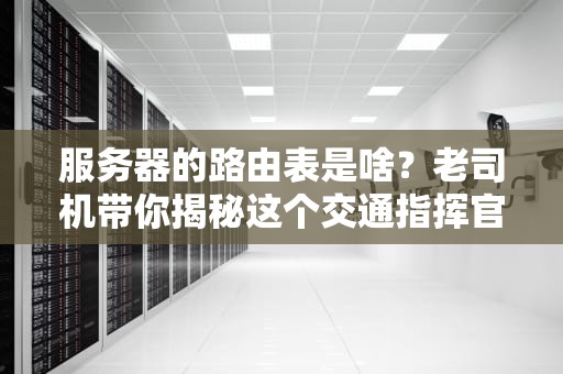 服务器的路由表是啥？老司机带你揭秘这个交通指挥官的骚操作！