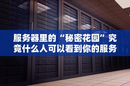 服务器里的“秘密花园”究竟什么人可以看到你的服务器？