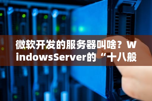 微软开发的服务器叫啥？WindowsServer的“十八般武艺”大揭秘！
