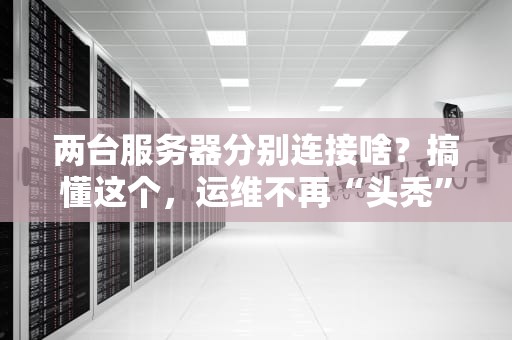 两台服务器分别连接啥？搞懂这个，运维不再“头秃”！
