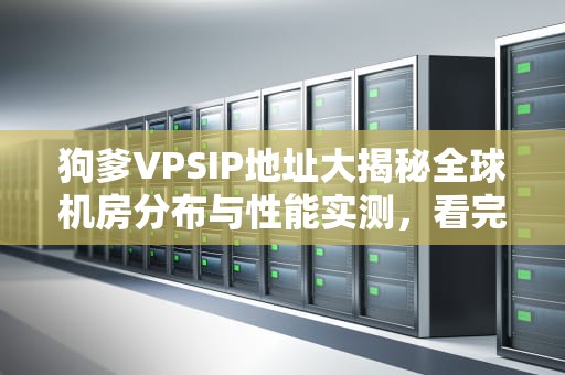 狗爹VPSIP地址大揭秘全球机房分布与性能实测，看完笑出猪叫！
