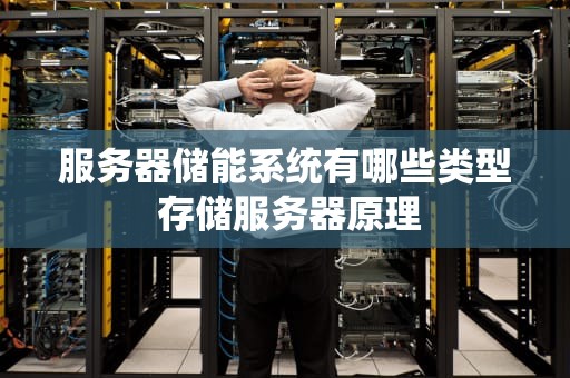服务器储能系统有哪些类型 存储服务器原理