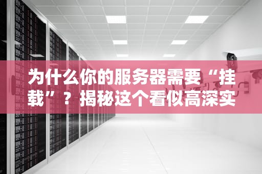 为什么你的服务器需要“挂载”？揭秘这个看似高深实则简单的操作！