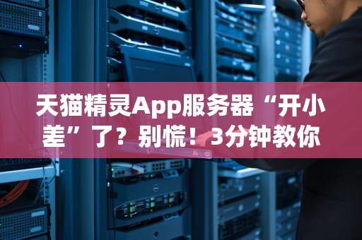 天猫精灵App服务器“开小差”了？别慌！3分钟教你读懂服务器那些事儿