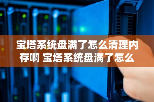 宝塔系统盘满了怎么清理内存啊 宝塔系统盘满了怎么清理内存啊苹果