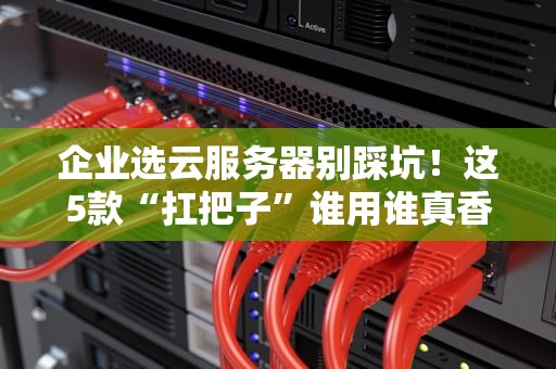 企业选云服务器别踩坑！这5款“扛把子”谁用谁真香（附保姆级避雷指南）