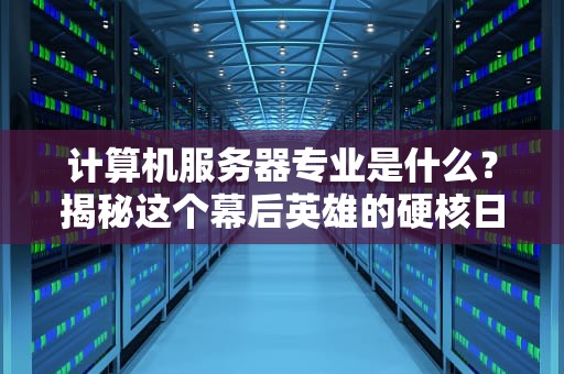 计算机服务器专业是什么？揭秘这个幕后英雄的硬核日常！