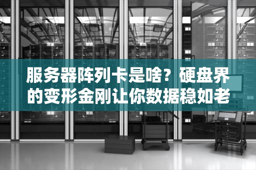 服务器阵列卡是啥？硬盘界的变形金刚让你数据稳如老狗！