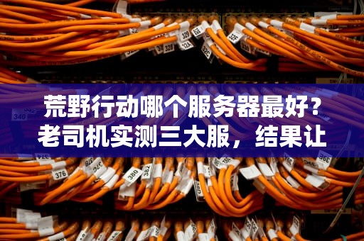 荒野行动哪个服务器最好？老司机实测三大服，结果让人意外！