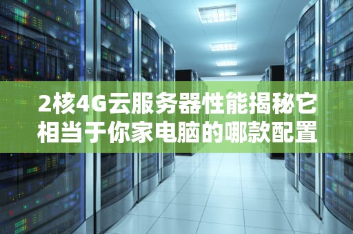 2核4G云服务器性能揭秘它相当于你家电脑的哪款配置？
