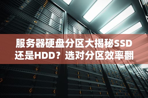 服务器硬盘分区大揭秘SSD还是HDD？选对分区效率翻倍！