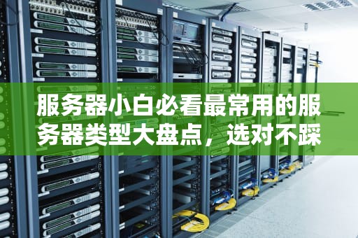 服务器小白必看最常用的服务器类型大盘点，选对不踩坑！