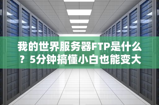 我的世界服务器FTP是什么？5分钟搞懂小白也能变大神！