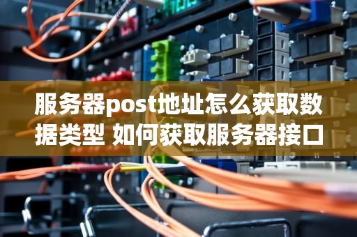 服务器post地址怎么获取数据类型 如何获取服务器接口的数据