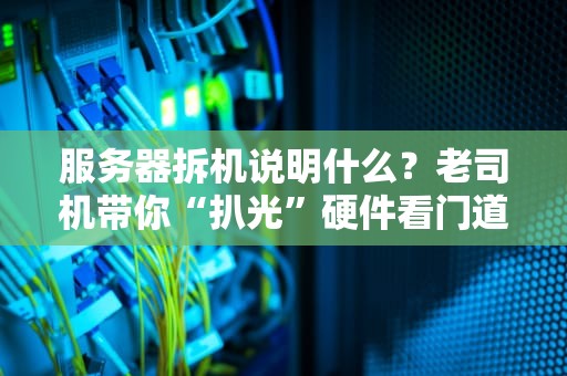 服务器拆机说明什么？老司机带你“扒光”硬件看门道！